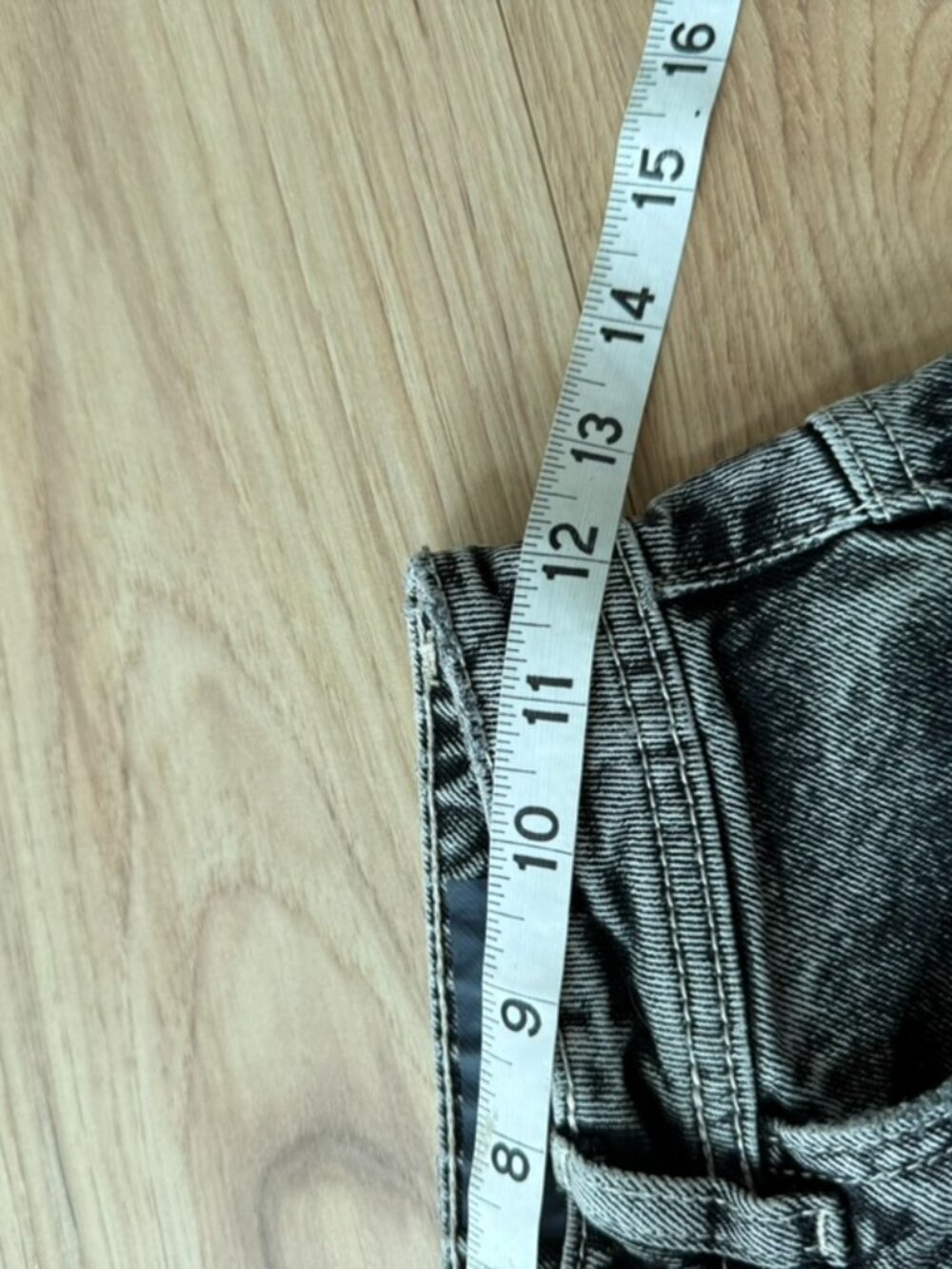 Noisy May Distressed Gray Wide Leg Jeans - Picture 5 of 5